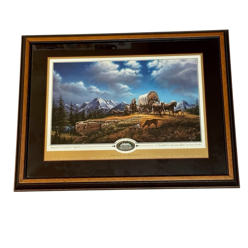 Terry Redlin Print “O Beautiful for Spacious Skies” Museum Foundation Vignette